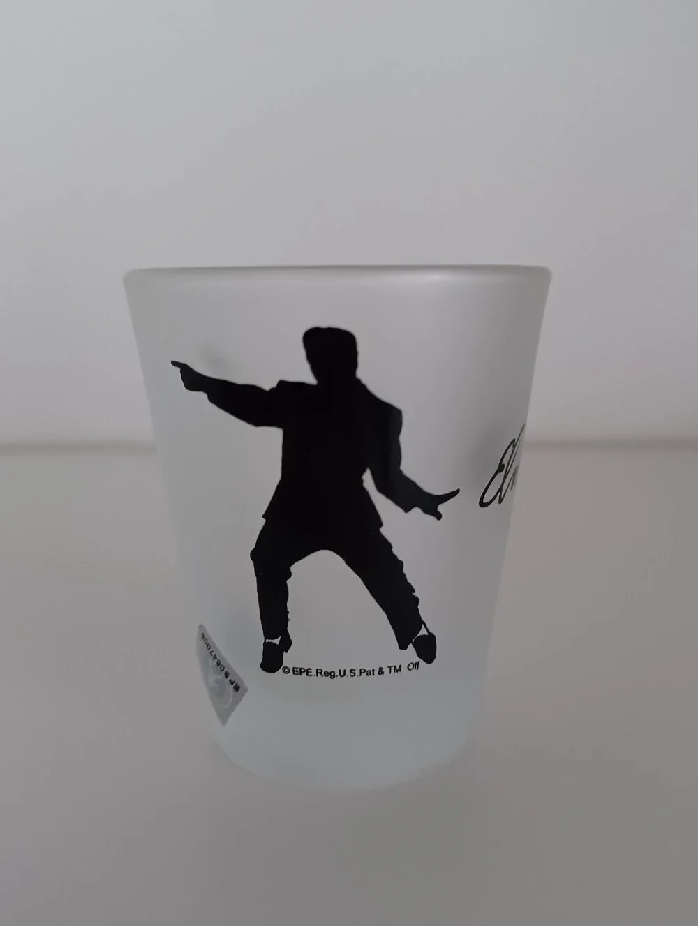 Elvis Presley Shot Glass From‎ Graceland Rock N Roll Music Collectible Barware